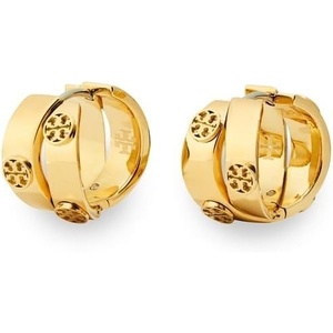 Tory Burch Women’s Icon Double Hoop Earrings(Tory Gold)