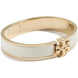 Tory Burch Women’s Icon Enamel Bracelet(Tory Gold/New Ivory)