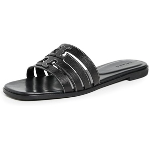 Tory Burch Women’s Ines Cage Slides(Perfect Black/Perfect Black)