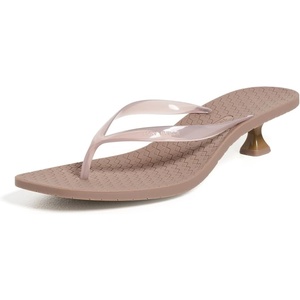 Tory Burch Women’s Jelly Heel Flip Flops 40mm(Almond Flour)