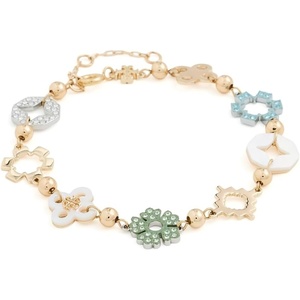 Tory Burch Women’s Kira Clover Bracelet(Multi)