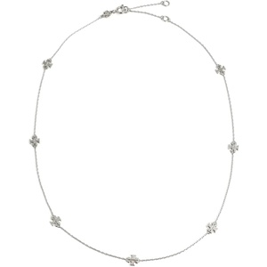 Tory Burch Women’s Kira Necklace(Tory Silver / Mint)
