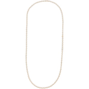 Tory Burch Women’s Long Pearl Necklace(Light Brass / Pearl)