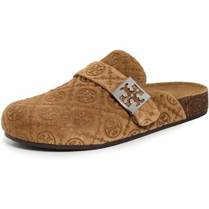 Tory Burch Women’s Mellow Mules(Golden Brown/Silver)