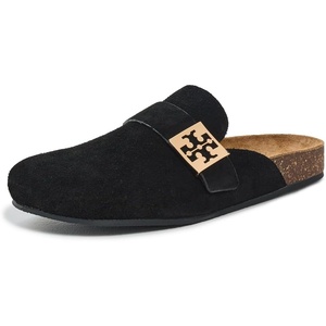 Tory Burch Women’s Mellow Mules(Perfect Black/Gold)