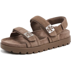 Tory Burch Women’s Mellow Sport Sandals(River Rock/Silver)