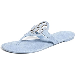 Tory Burch Women’s Miller Patent Sandals(Blue Cloud)