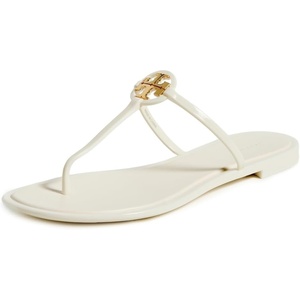 Tory Burch Women’s Mini Miller Jelly Sandals(Ivory/Gold)