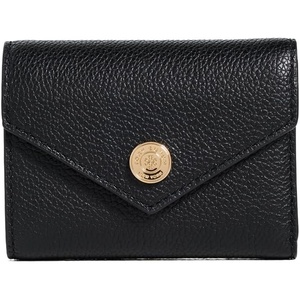 Tory Burch Women’s Pebble Envelope Small Wallet, Biscotti, One Size(Black)