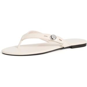 Tory Burch Women’s Romy Flip Flops(Light Cream)
