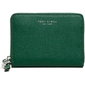 Tory Burch Women’s Romy Medium Zip Around Wallet(Dark Kale)