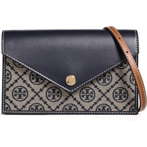 Tory Burch Women’s T Monogram Envelope Wallet On Chain(Tory Navy)