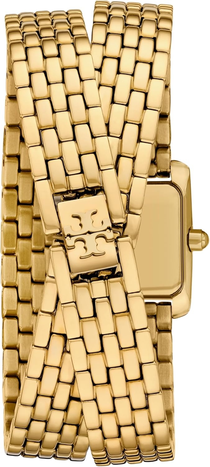 image:imageTory Burch Eleanor Watch for WomenGold Double Wrap
