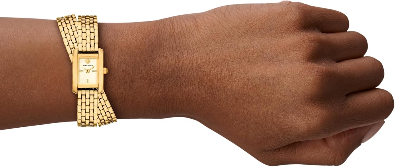 image:imageTory Burch Eleanor Watch for WomenGold Double Wrap