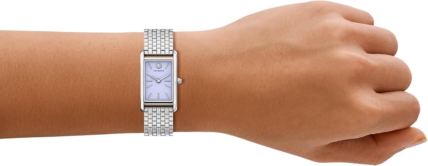 image:imageTory Burch Eleanor Watch for WomenSlim Silver