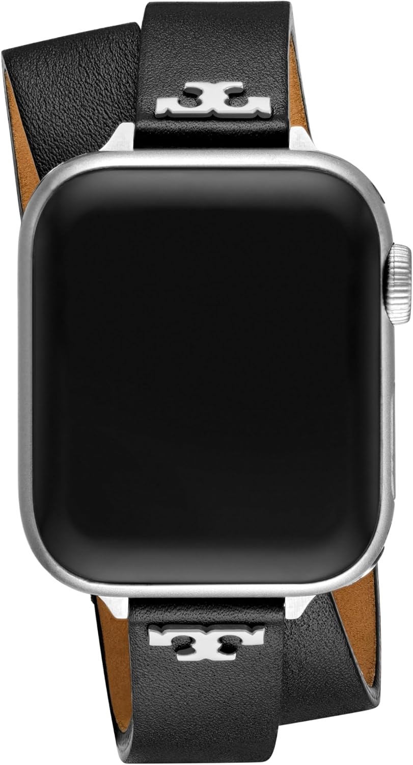 image:imageTory Burch Womens Double T 38404142444546mm Band for Apple WatchBlack Double Wrap