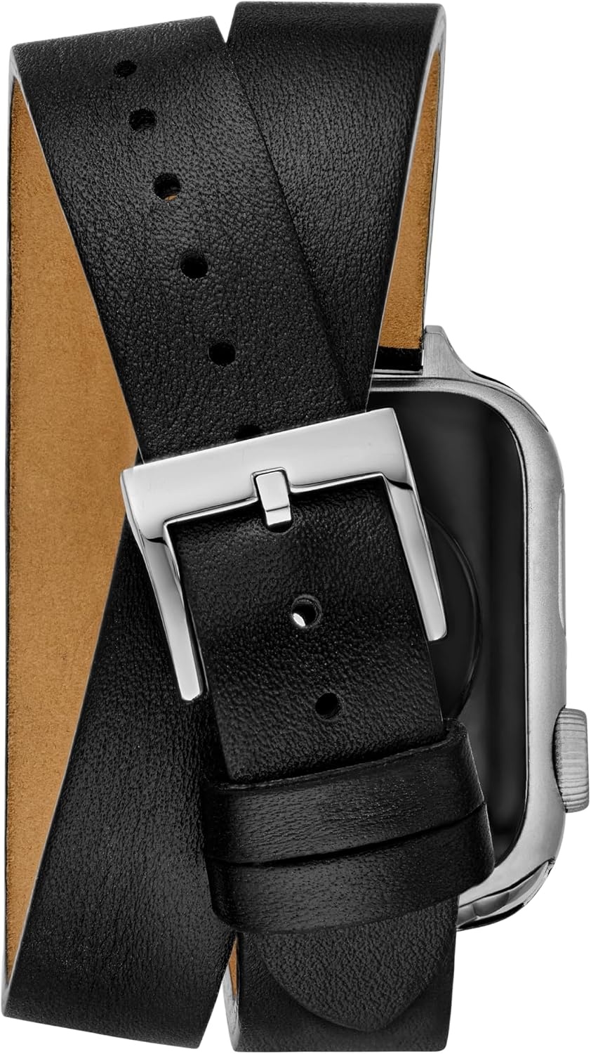 image:imageTory Burch Womens Double T 38404142444546mm Band for Apple WatchBlack Double Wrap