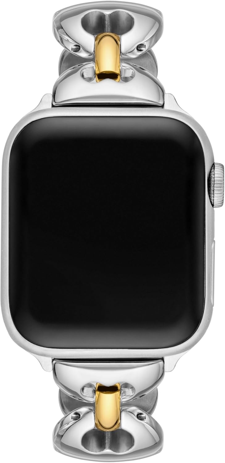image:imageTory Burch Womens Double T 38404142444546mm Band for Apple WatchSilverGold