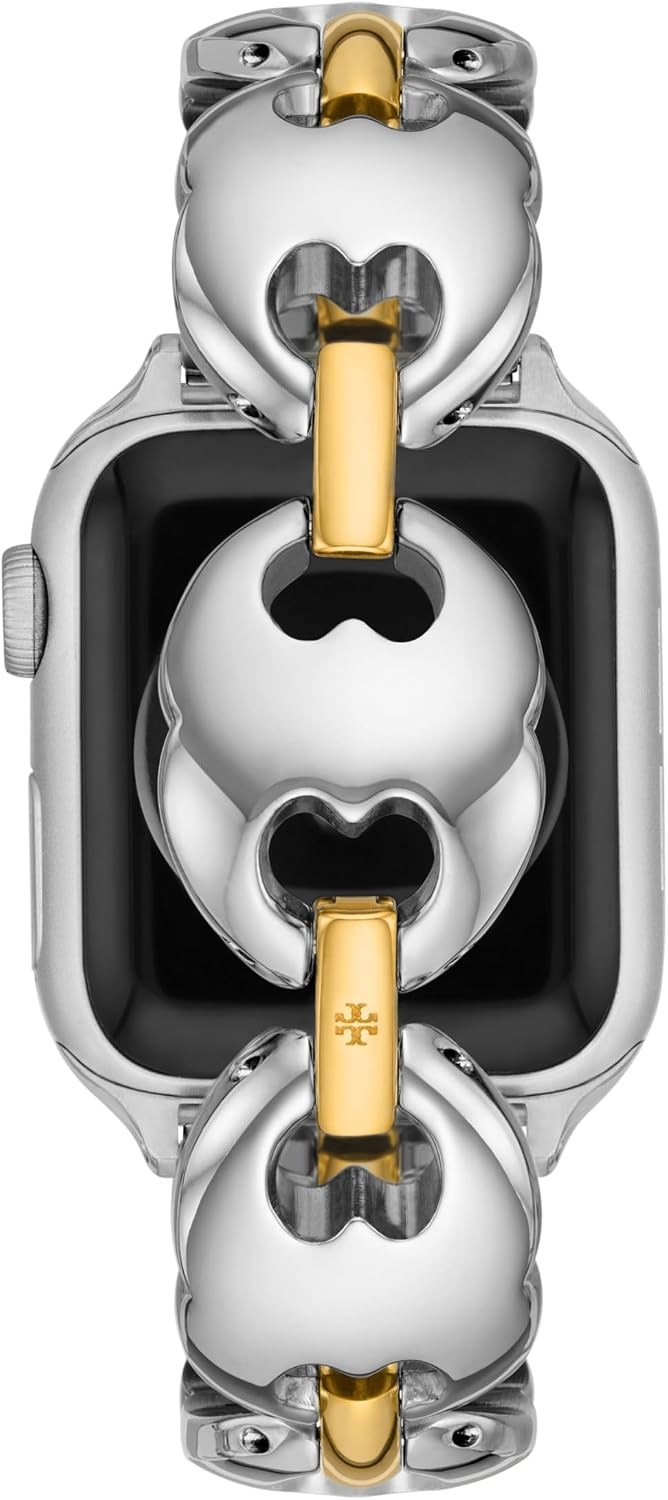 image:imageTory Burch Womens Double T 38404142444546mm Band for Apple WatchSilverGold