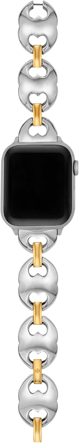 image:imageTory Burch Womens Double T 38404142444546mm Band for Apple WatchSilverGold