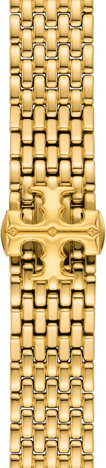 image:imageTory Burch Womens Eleanor 38404142mm and 42444546mm Stainless Steel Band for Apple WatchGold Logo