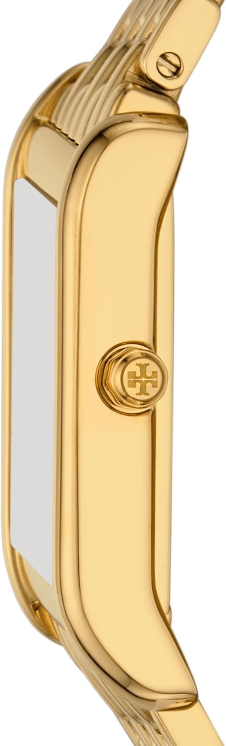 image:imageTory Burch Womens Eleanor Stainless Steel WatchGold Angled