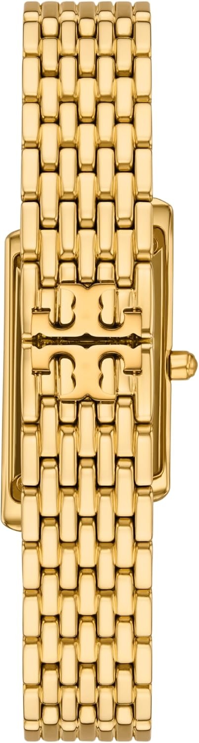 image:imageTory Burch Womens Eleanor Stainless Steel WatchGold Angled