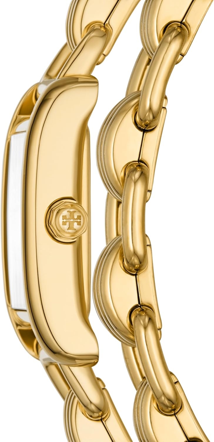 image:imageTory Burch Womens Eleanor Stainless Steel WatchGold Wrap