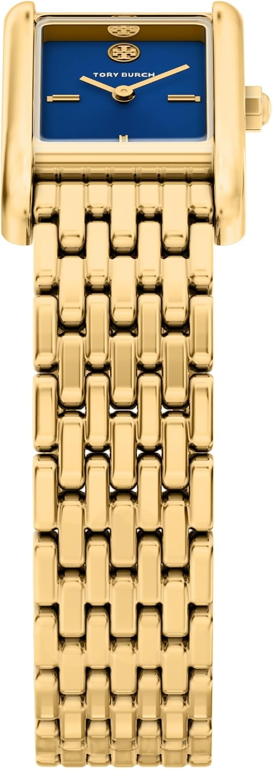 image:imageTory Burch Womens Eleanor Stainless Steel WatchGoldBlue
