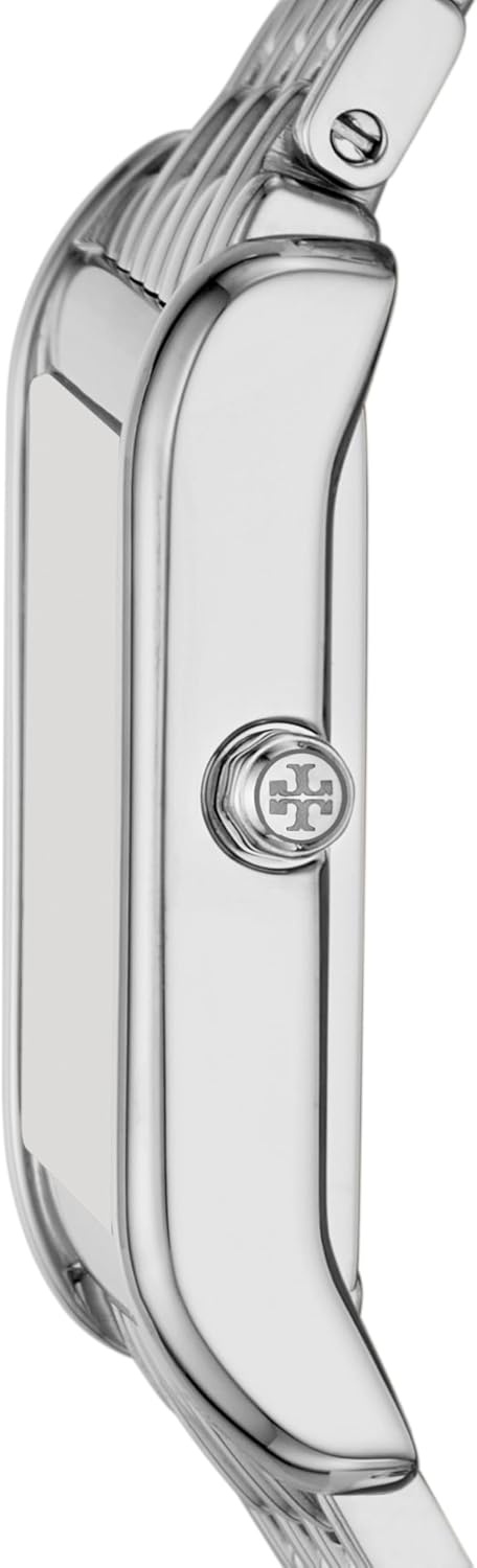image:imageTory Burch Womens Eleanor Stainless Steel WatchSilver Angled