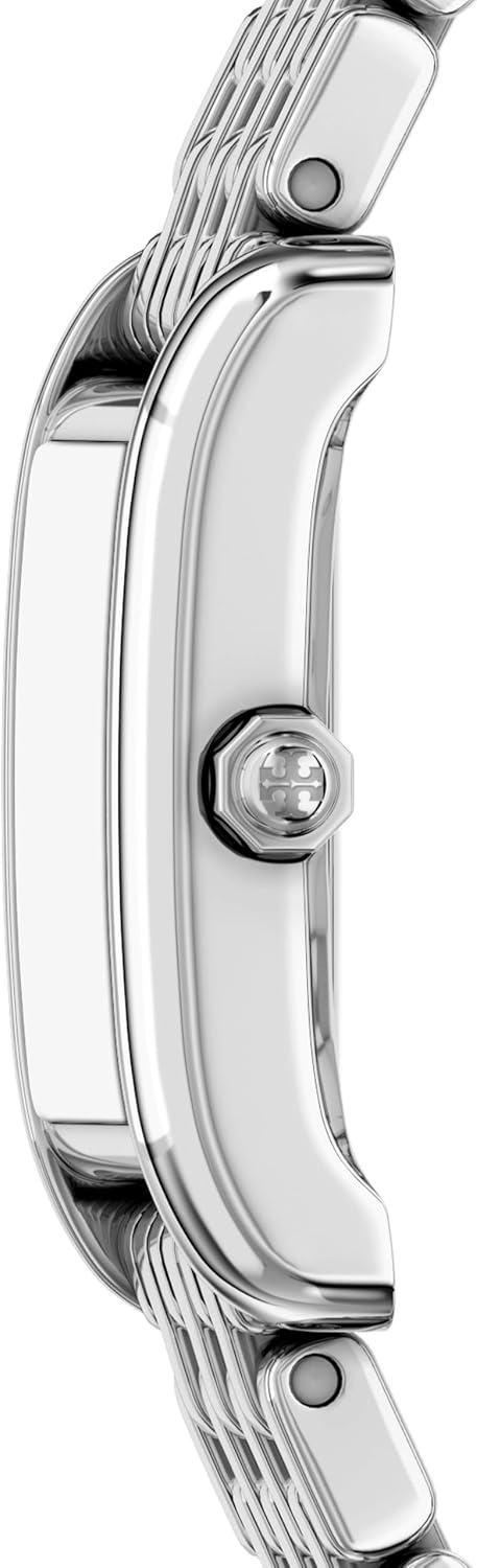 image:imageTory Burch Womens Eleanor Stainless Steel WatchSilverBlack