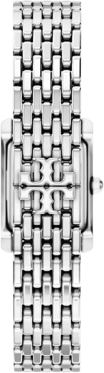 image:imageTory Burch Womens Eleanor Stainless Steel WatchSilverBlack
