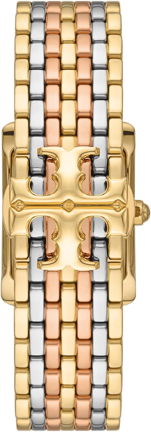image:imageTory Burch Womens Eleanor Stainless Steel WatchTriTone