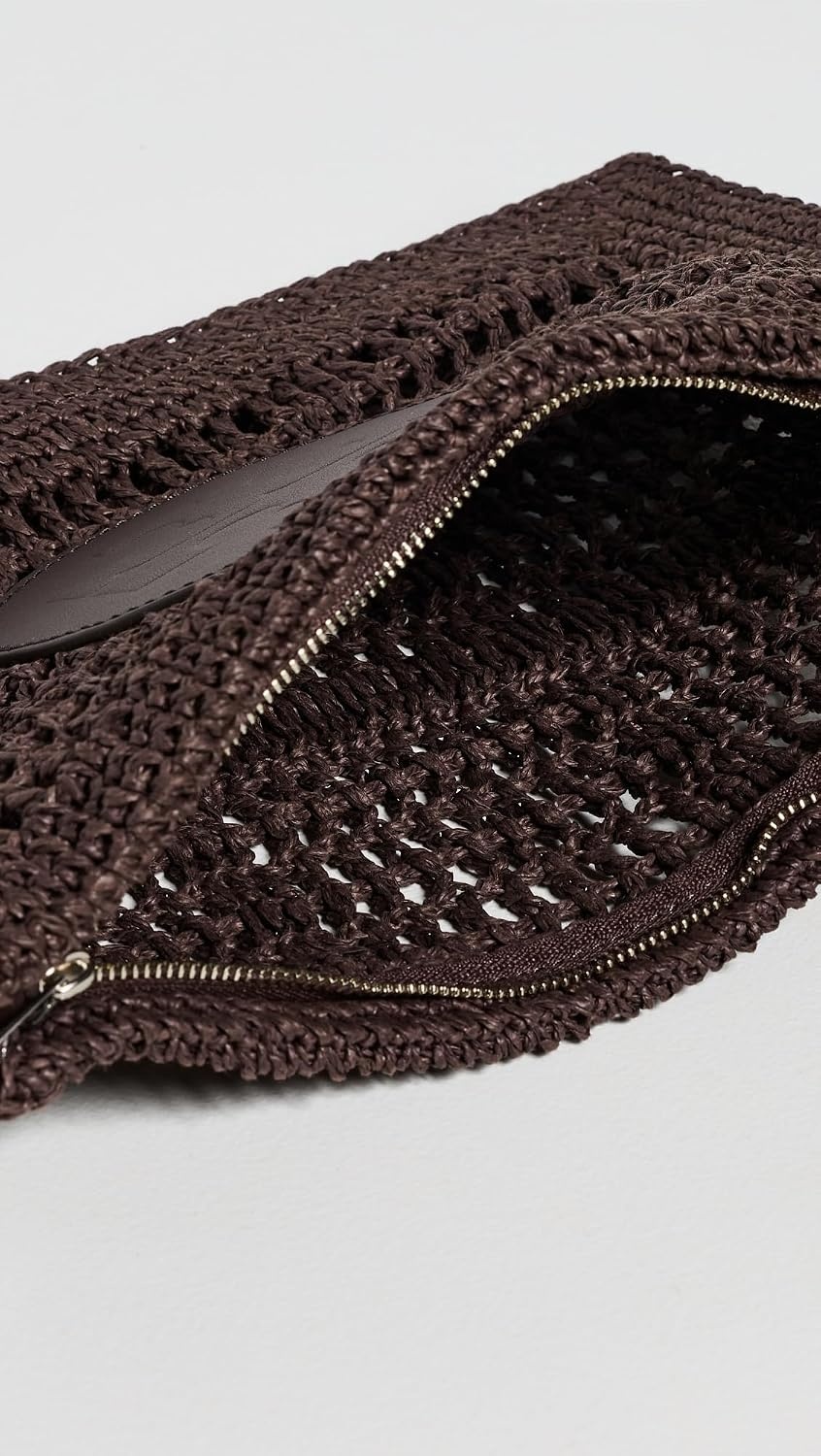 image:imageTory Burch Womens Ella Hand Crochet PouchDark Cocoa