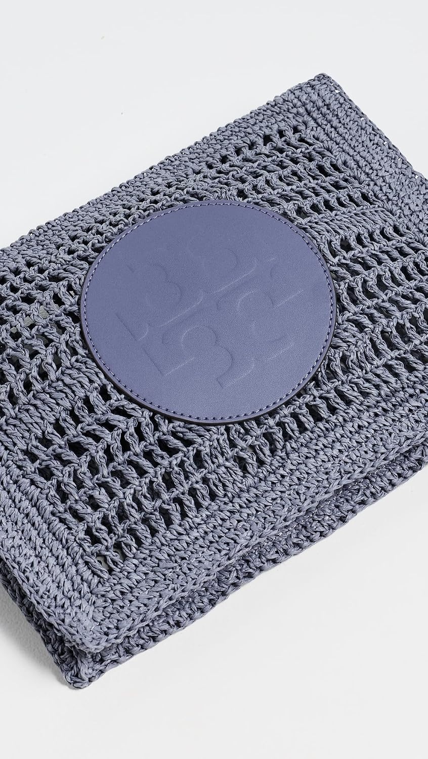 image:imageTory Burch Womens Ella HandCrocheted PouchGray