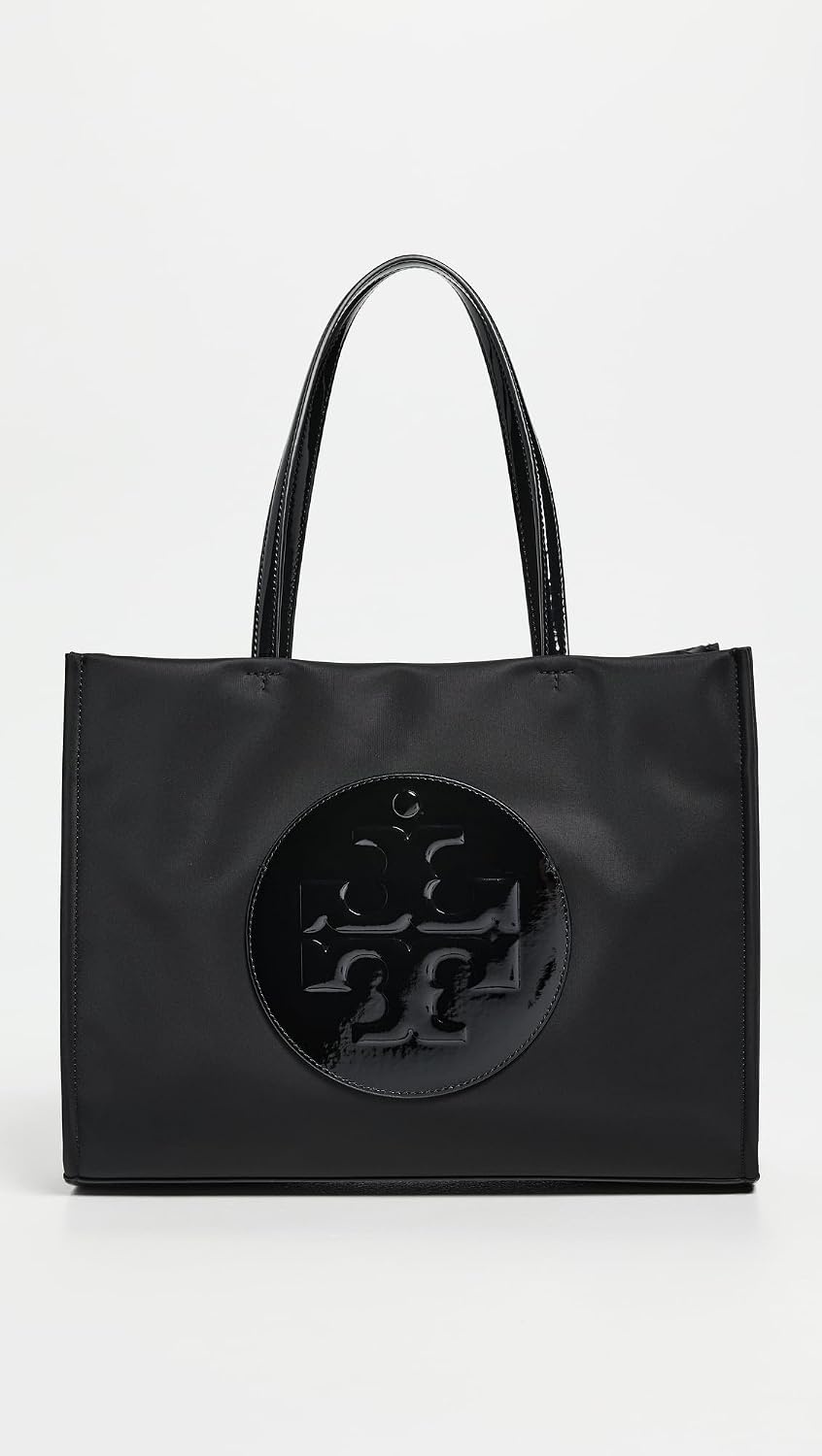 image:imageTory Burch Womens Ella Patent Small ToteBlack Patent