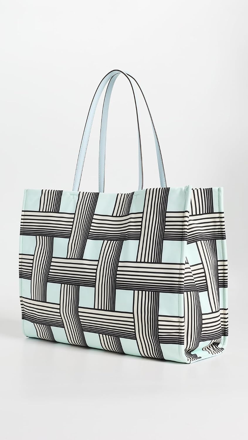 image:imageTory Burch Womens Ella Printed ToteBlock Print Blue