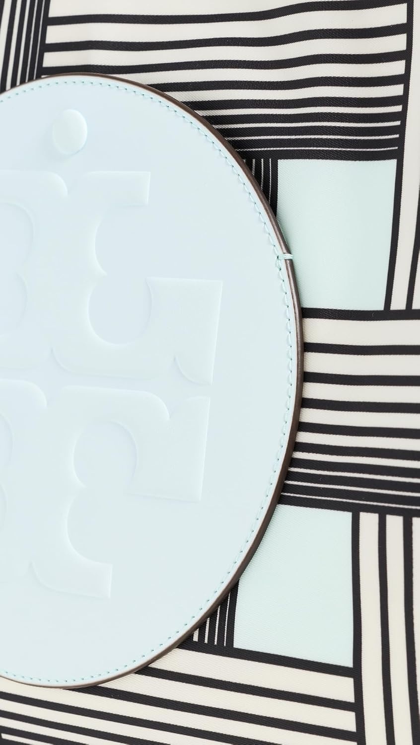 image:imageTory Burch Womens Ella Printed ToteBlock Print Blue