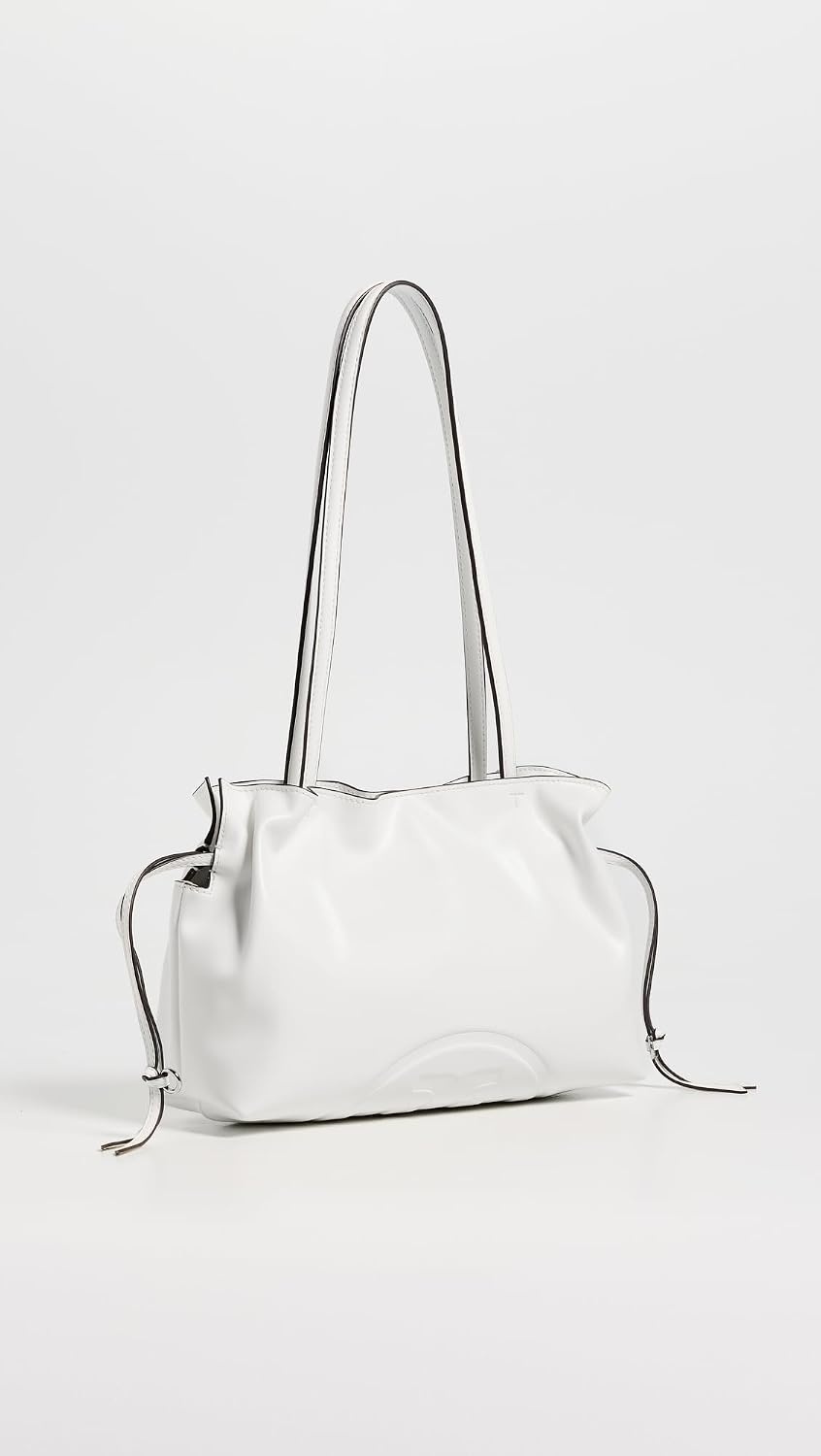 image:imageTory Burch Womens Ella Recycled Drawstring Small ToteBianco