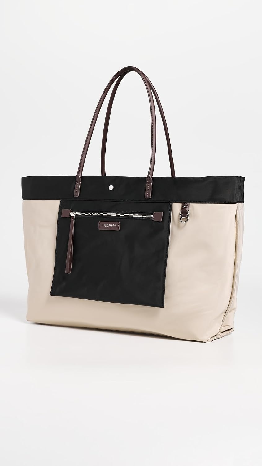 image:imageTory Burch Womens Ella Twist Reversible ToteBlack