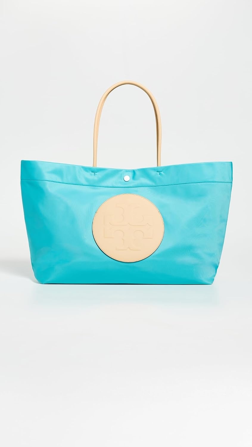 image:imageTory Burch Womens Ella Twist Reversible ToteSoft Turquoise