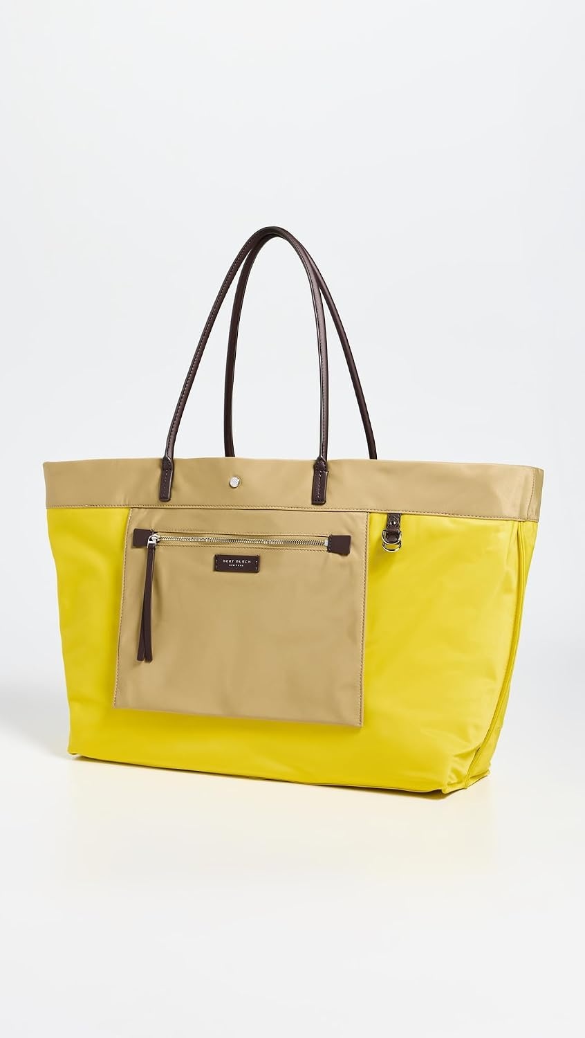 image:imageTory Burch Womens Ella Twist Reversible ToteWheat