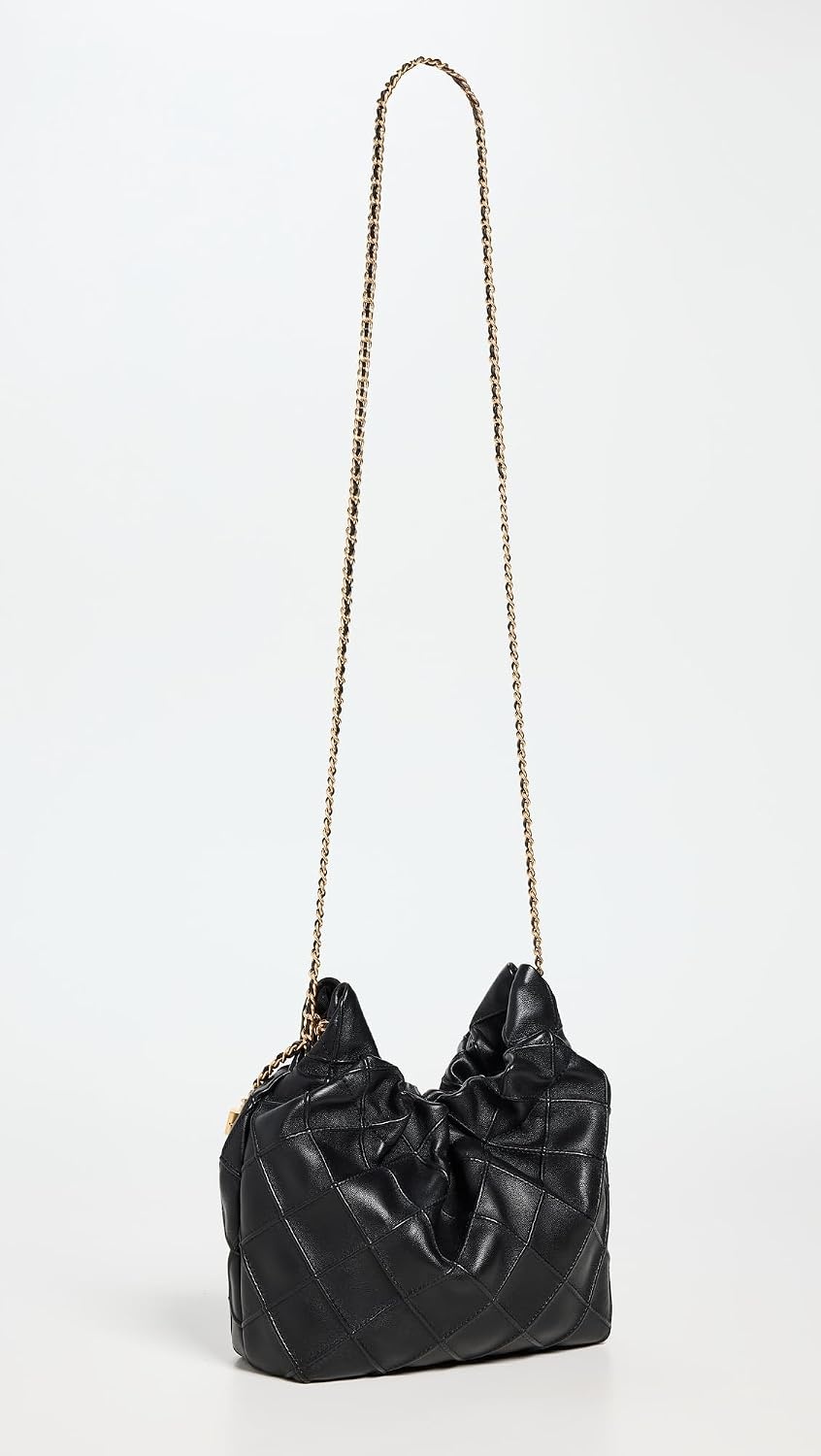 image:imageTory Burch Womens Fleming Mini Hobo BagBlack