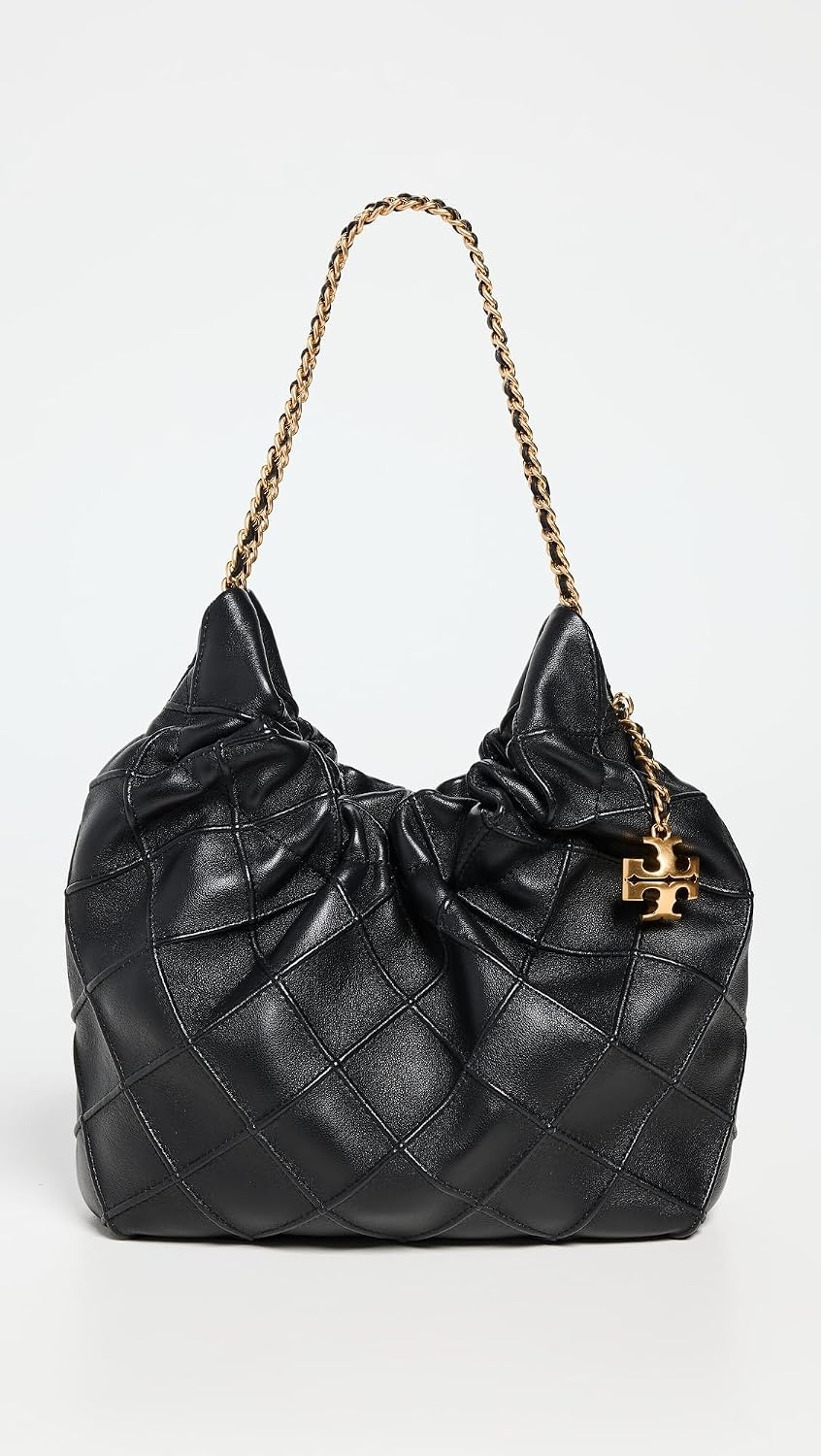 image:imageTory Burch Womens Fleming Mini Hobo BagBlack