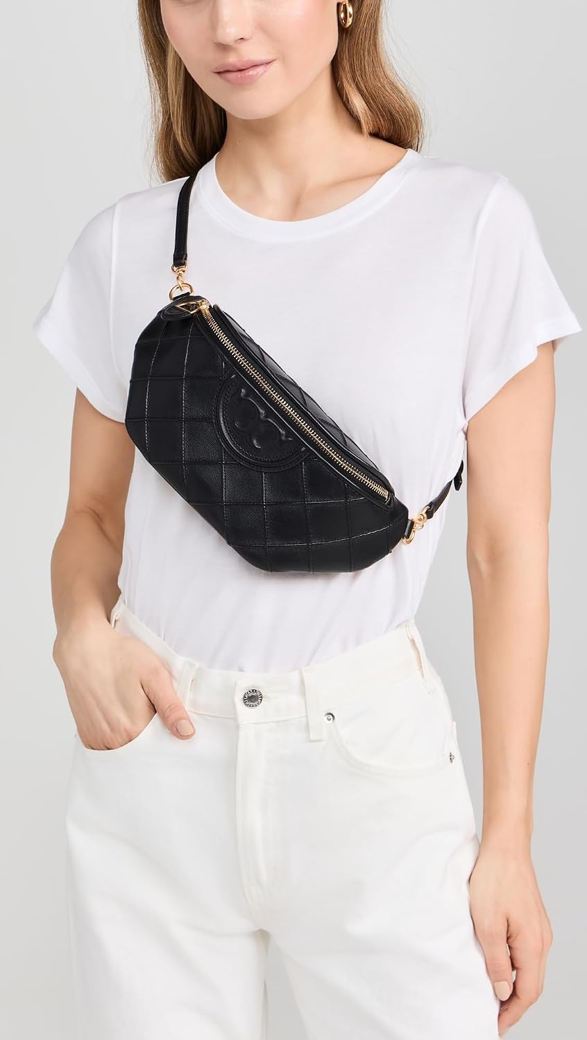 image:imageTory Burch Womens Fleming Soft Belt BagBlack