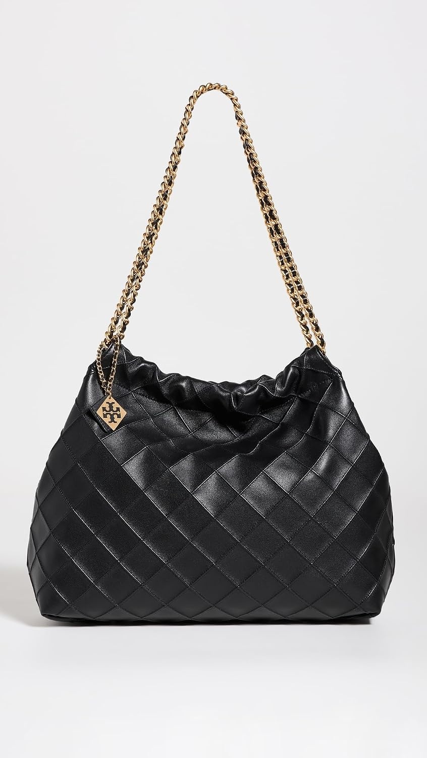 image:imageTory Burch Womens Fleming Soft Drawstring Hobo BagBlack