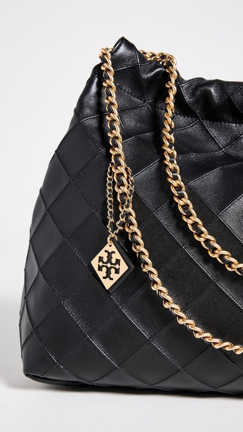 image:imageTory Burch Womens Fleming Soft Drawstring Hobo BagBlack