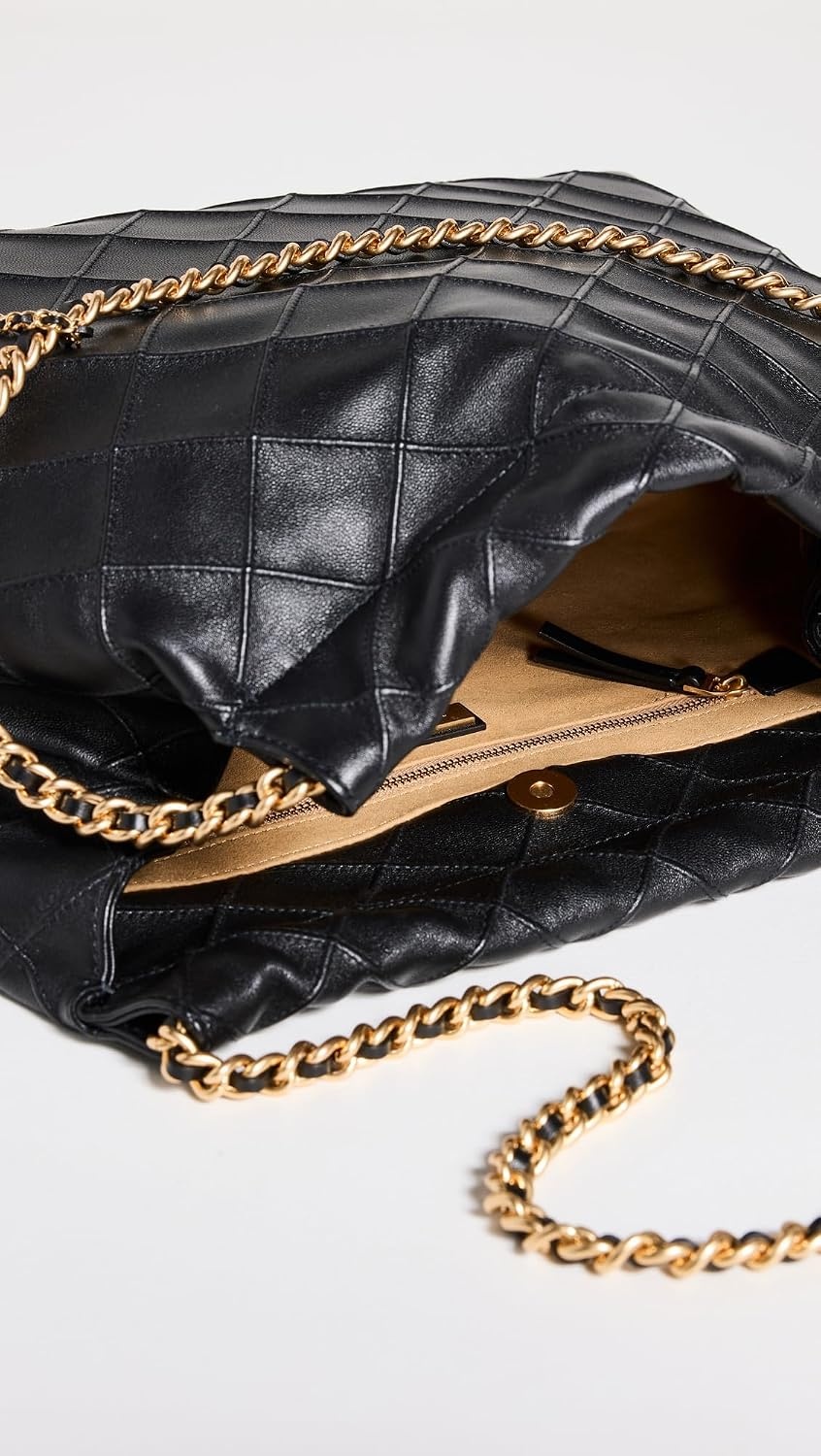 image:imageTory Burch Womens Fleming Soft Drawstring Hobo BagBlack
