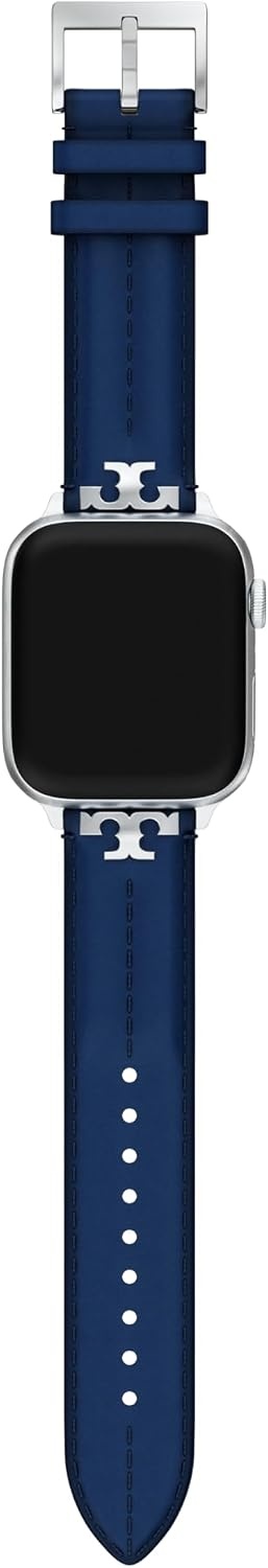 image:imageTory Burch Womens Kira 38404142mm Band For Apple WatchBlue Leather