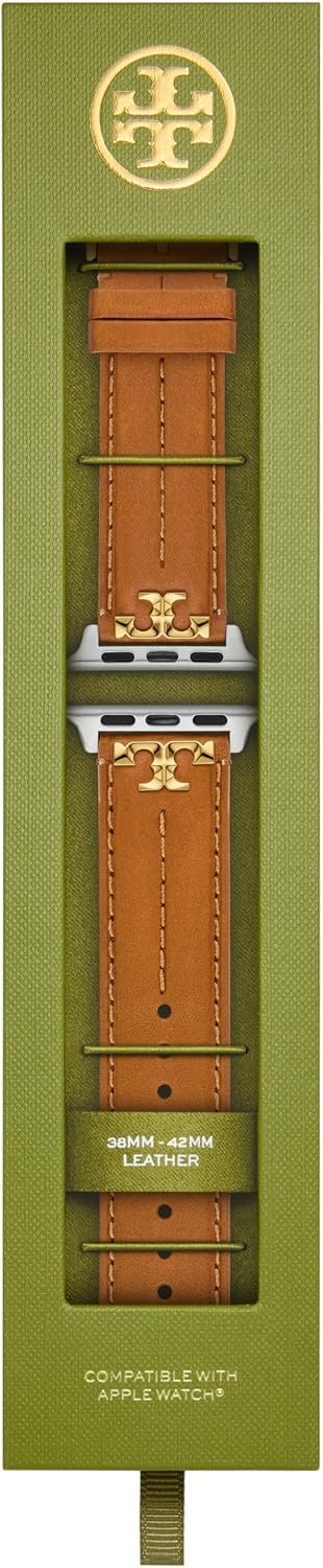 image:imageTory Burch Womens Kira 38404142mm Band For Apple WatchBrown Logo